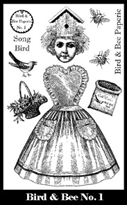 Bird & Bee Paperie Stamp Set 1