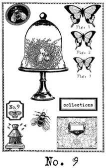 The Bee Keeper's Tea Stamp Set 9 small