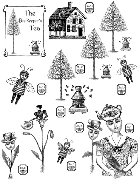 The Bee Keeper's Tea Character Constructions
