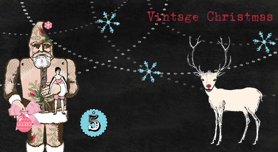 Vintage Christmas Front and Back Cover